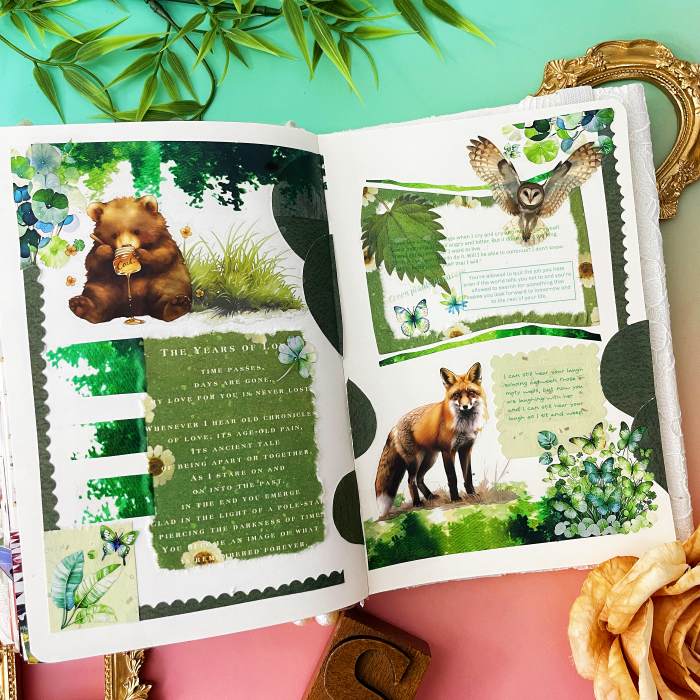 Leafy Refuge Ephemera Mystery Kit 90PCS