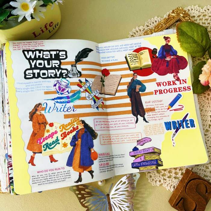 Vintage Fashion Sticker 60PCS