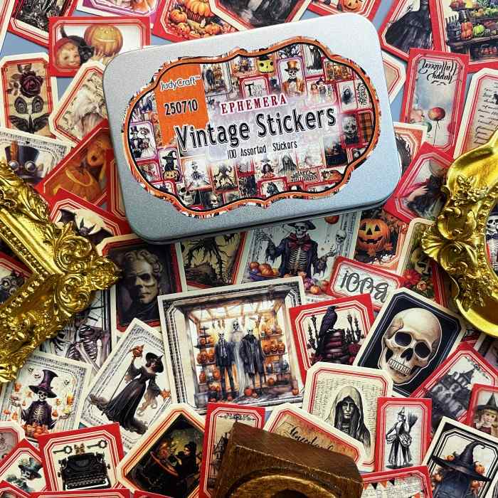 Wicked Vibes Sticker Tin Box 95PCS