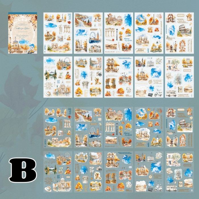 Invitation To Autumn Sticker Book 20Sheets