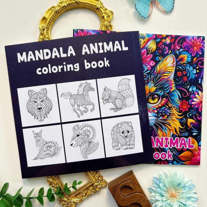 Mandala Animal Coloring Book