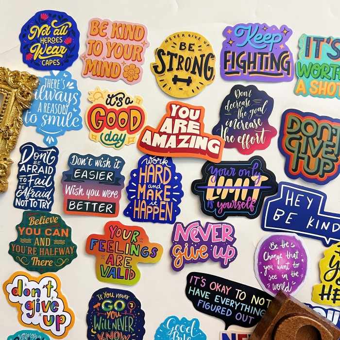 Inspire Words Sticker 50PCS