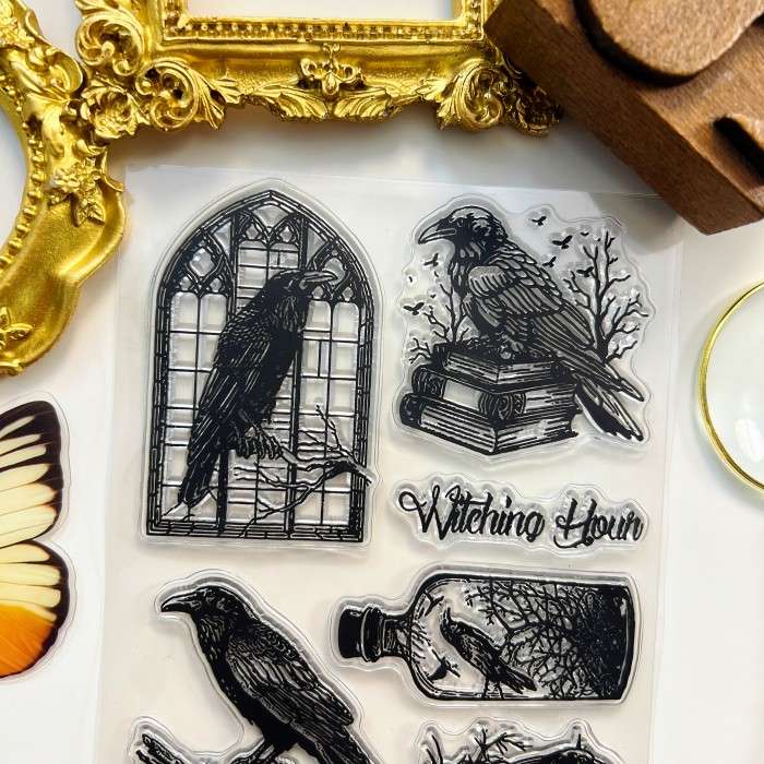 Crow Myth Clear Stamp