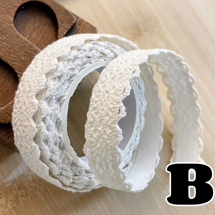 Fabric Yarn Selfadhesive Sticker Roll