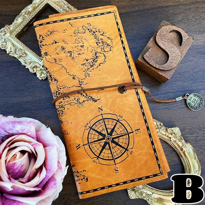 Treasure Map Pencil Roll Pouch