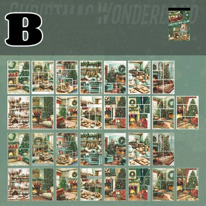 Christmas Wonderland Sticker Book 30Sheets
