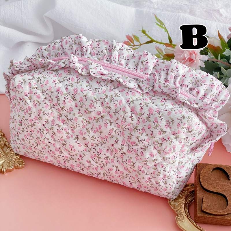 Pink Floret Pouch