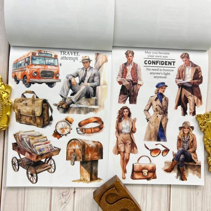 Walking In The Street Sticker Book 20Sheets
