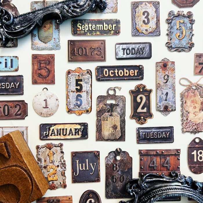 Plate Mark Sticker 60PCS