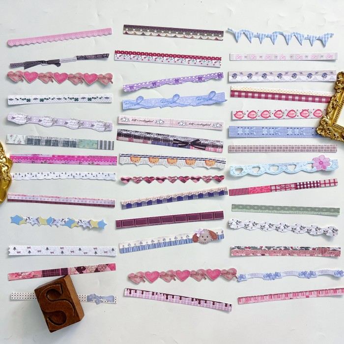 Fabric Lace Sticker 40PCS
