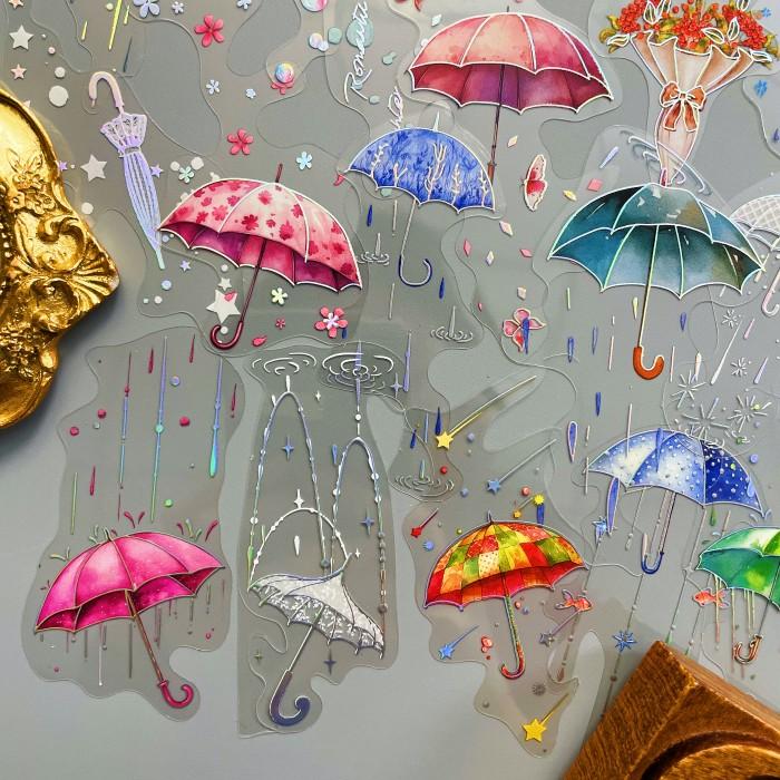 Rainy Season News Sticker 30PCS