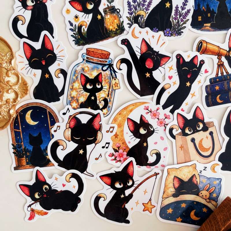 Spell Kitty Sticker 50PCS