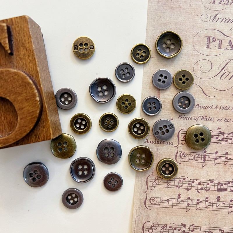 Metal Buttons 24PCS