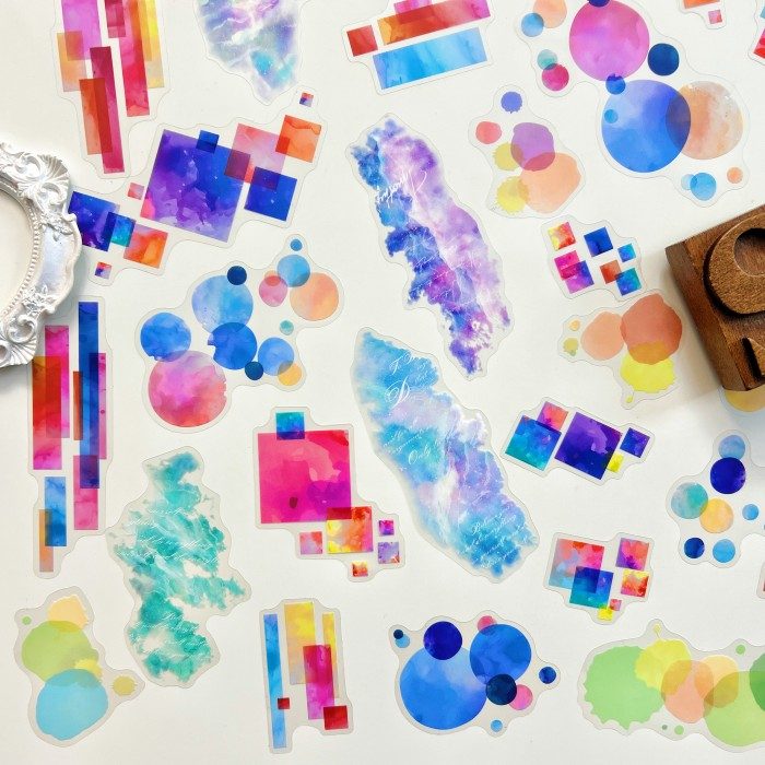 Crazy Colors Sticker 50PCS