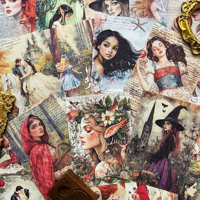 Fairytale Journal Collage Paper 60PCS – Soto Studios fairytale-journal-collage-paper-60pcs-soto-studios