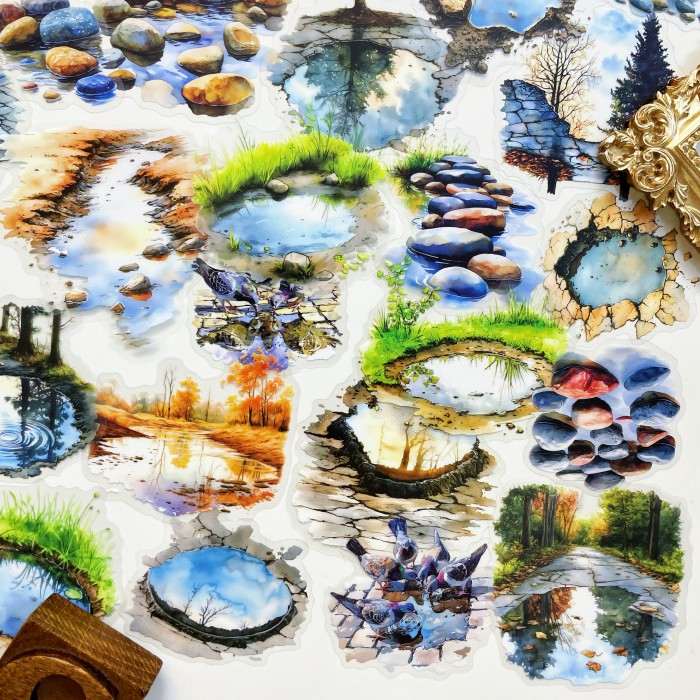 Path Of Puddles Sticker 60PCS