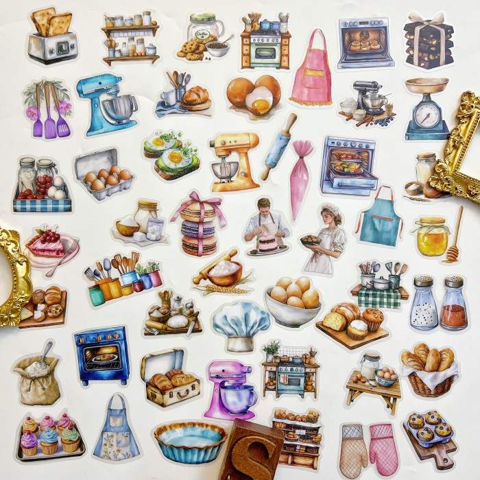 Oven Love Sticker 50PCS