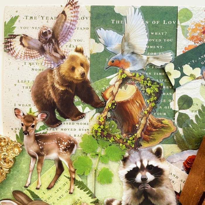 Leafy Refuge Ephemera Mystery Kit 90PCS