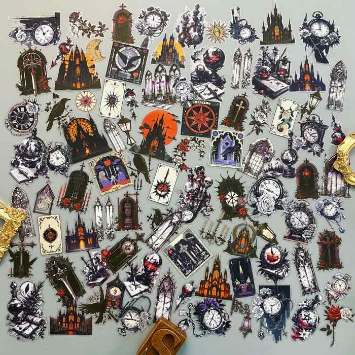 Old Castle Eve Sticker 90PCS