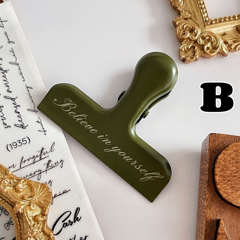 Believe In Yourself Sealing Clip