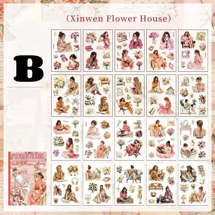 Wild Bloom Sticker Book 20Sheets