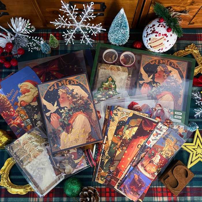 Twinkling Christmas Ephemera Kit 120PCS