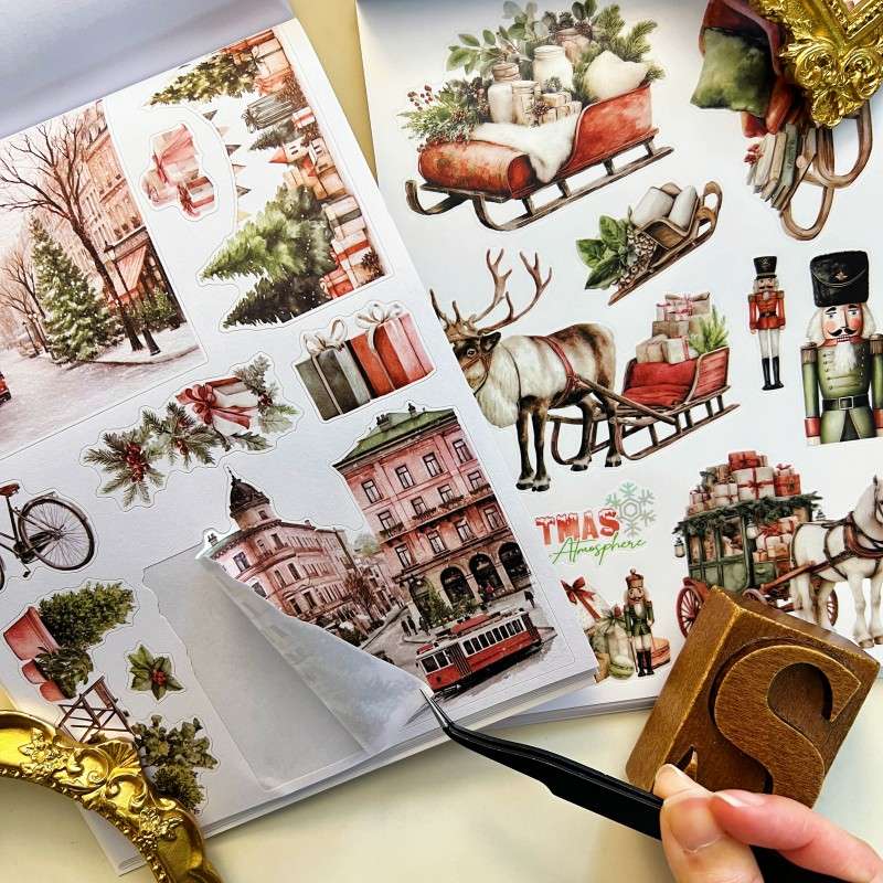 Winter Interlude Sticker Book 20Sheets