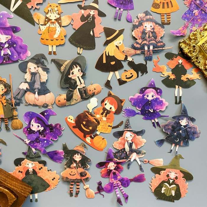 Little Witch Lilith Sticker 60PCS