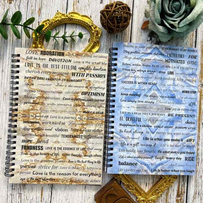 Text Art Sticker Book 40Sheets