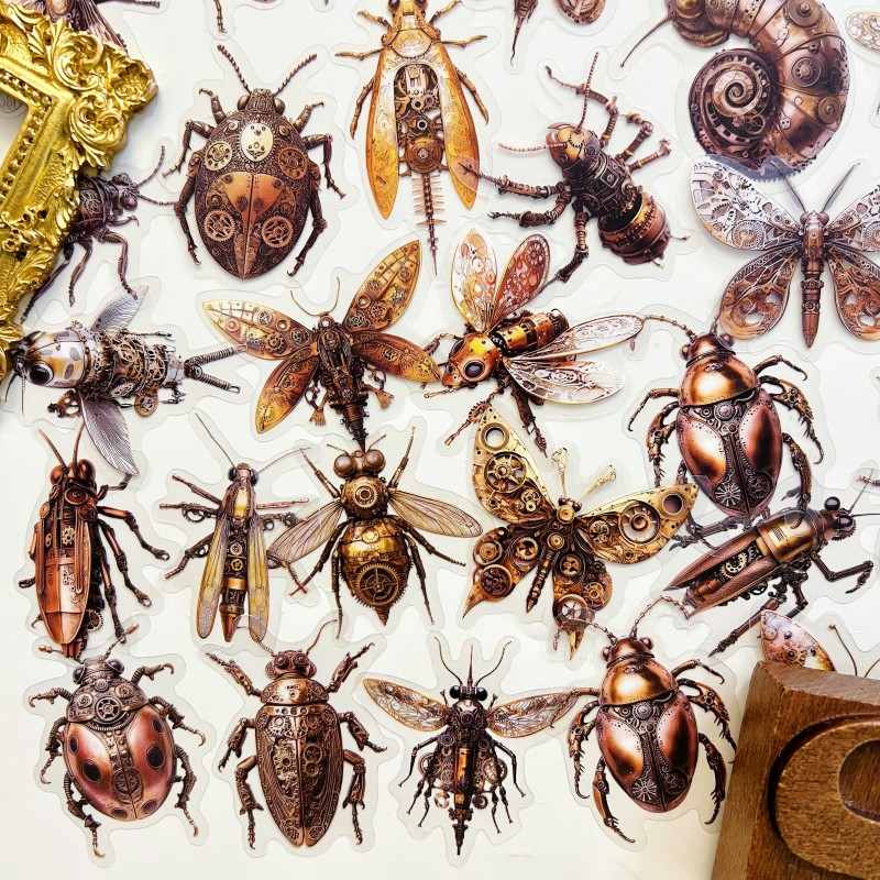 Punk Insects Sticker 50PCS