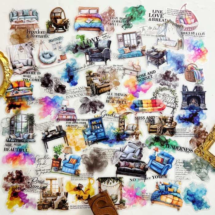 Colorful Corner Sticker 90PCS