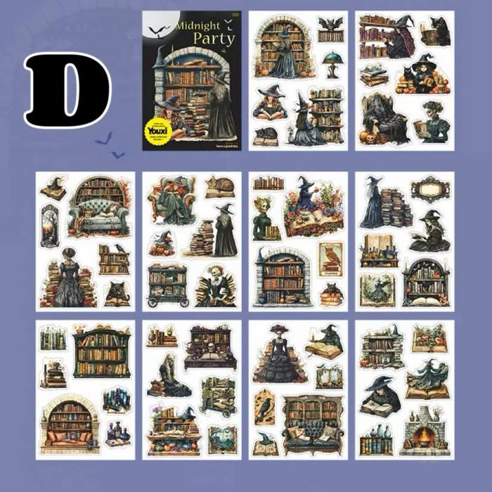 Midnight Bash Sticker Book 20Sheets