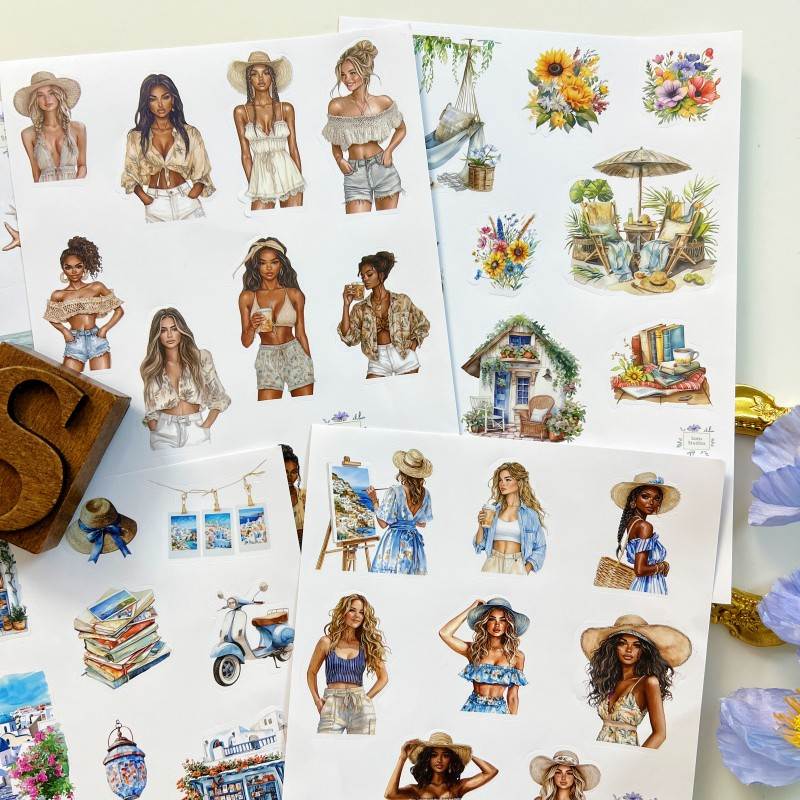 Seaside Getaway Sticker 5Sheets