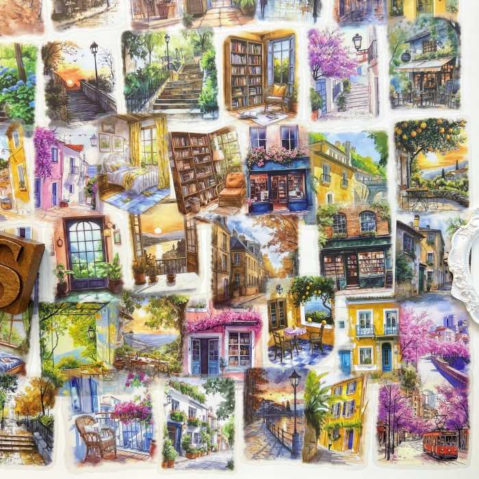 Dusk Promenade Sticker 60PCS