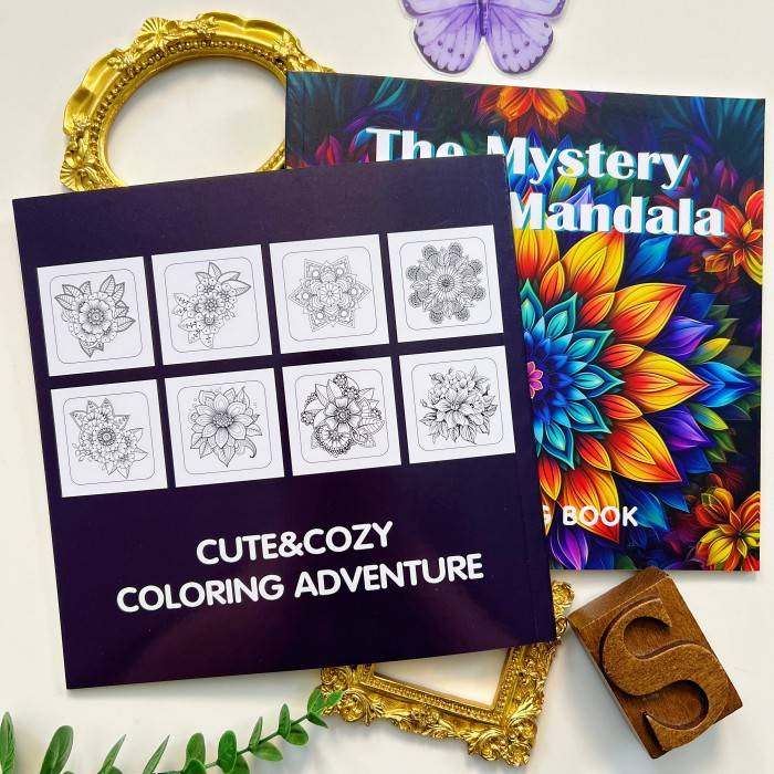 Mystery Mandala Coloring Book