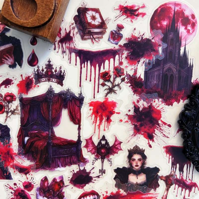 Crimson Queen Sticker 60PCS