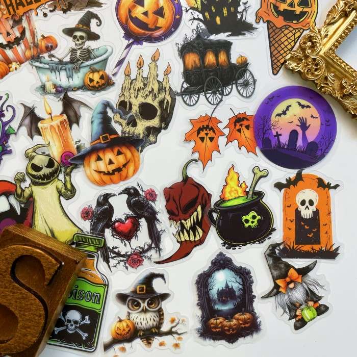 Pumpkin Curse Sticker 50PCS