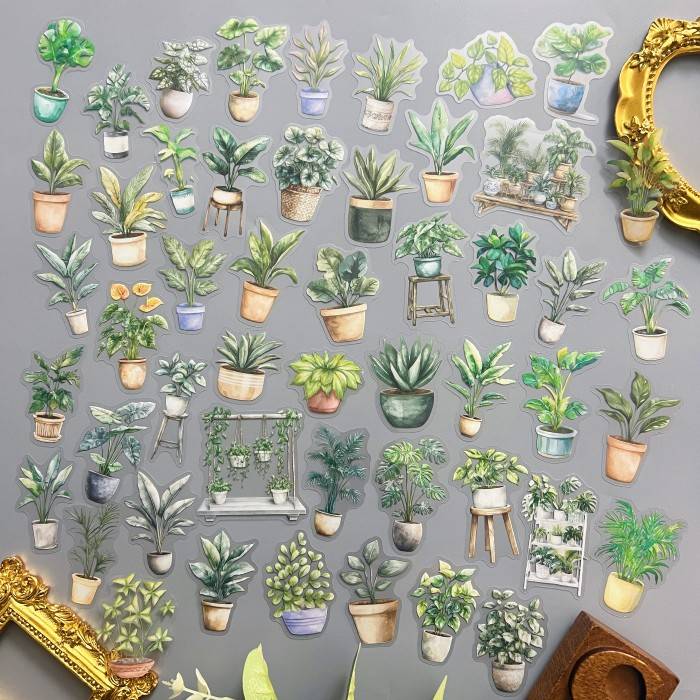 Evergreen Summer Sticker 50PCS