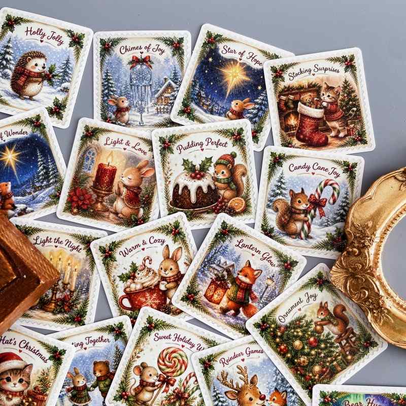 Yuletide Fauna Sticker 50PCS