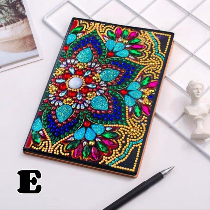 Mandala Diamond Painting Dots Notebook Kit