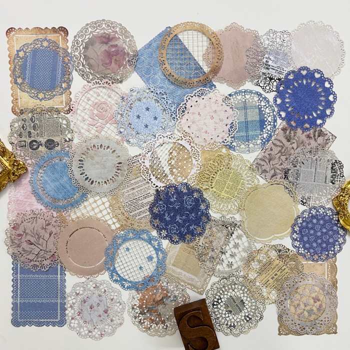 Pure Lace Collage Paper 40PCS