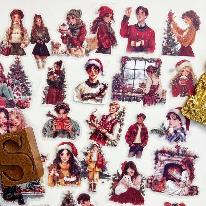 Christmas Era Sticker 60PCS