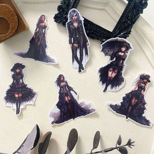 Glamour Gothic Sticker 12PCS