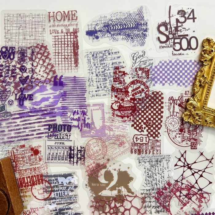 Manuscript Book Sticker 90PCS