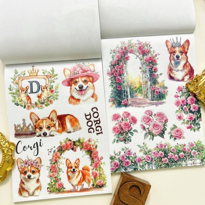The Corgi Sticker Book 20Sheets