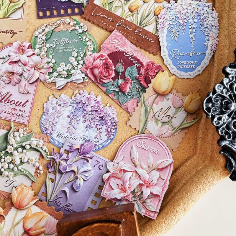 Floating World Paper Sticker 30PCS