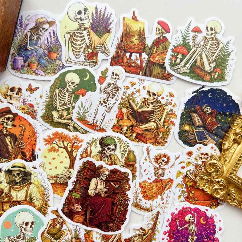 Fun Skull Sticker 50PCS