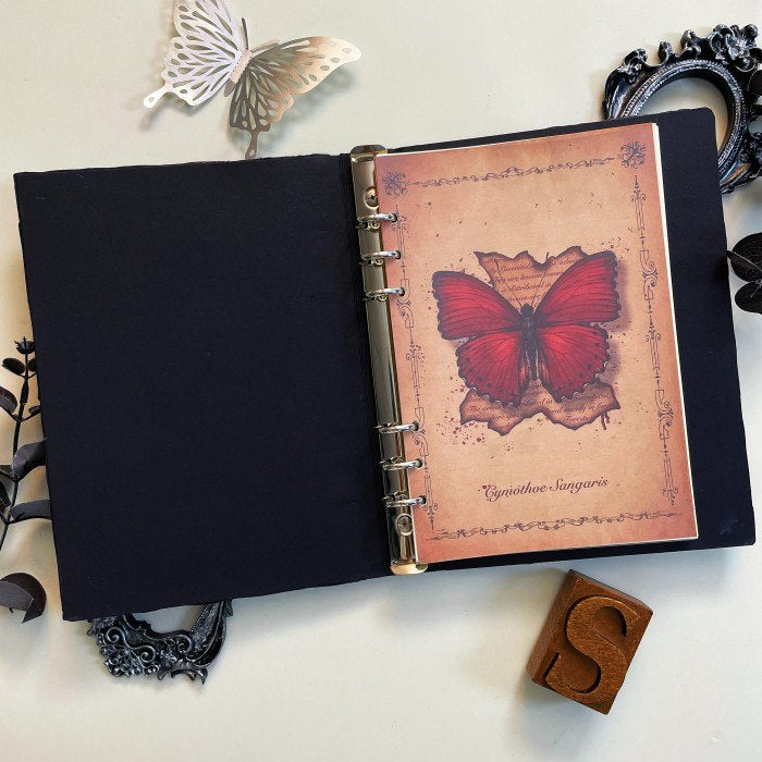 Arcane Gaze 3D Embossed Loose-Leaf Journal