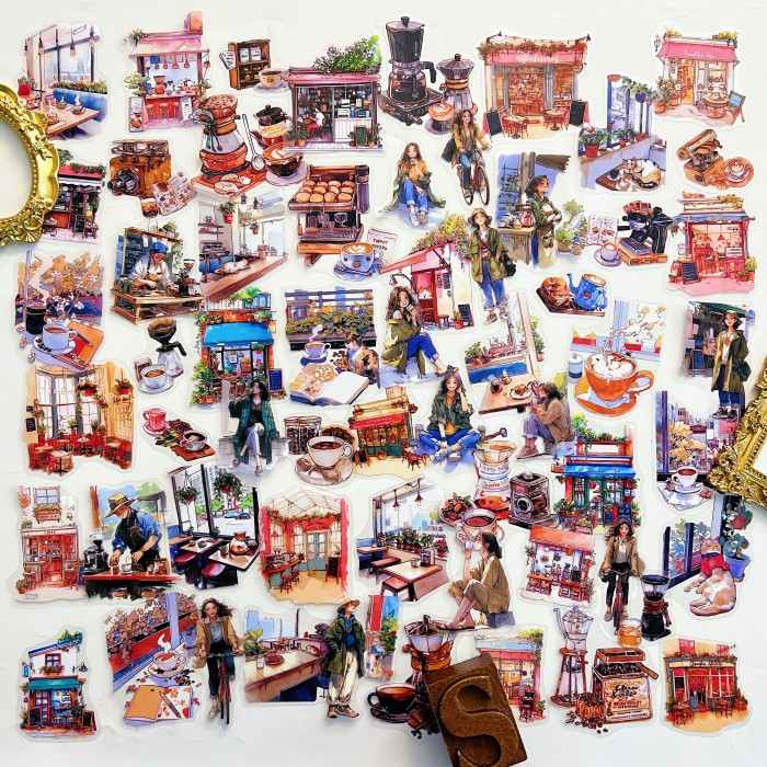 Brewed Memories Sticker 60PCS