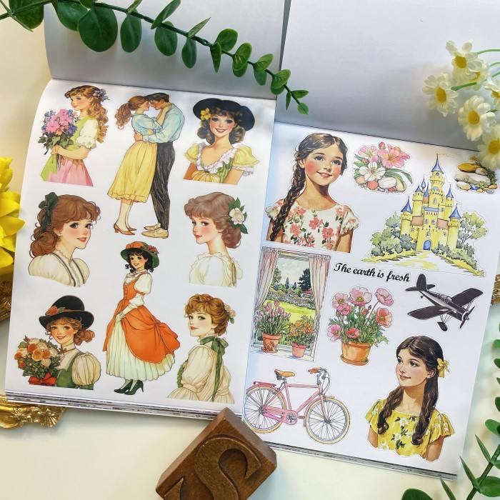 Golden Horizon Sticker Book 20Sheets